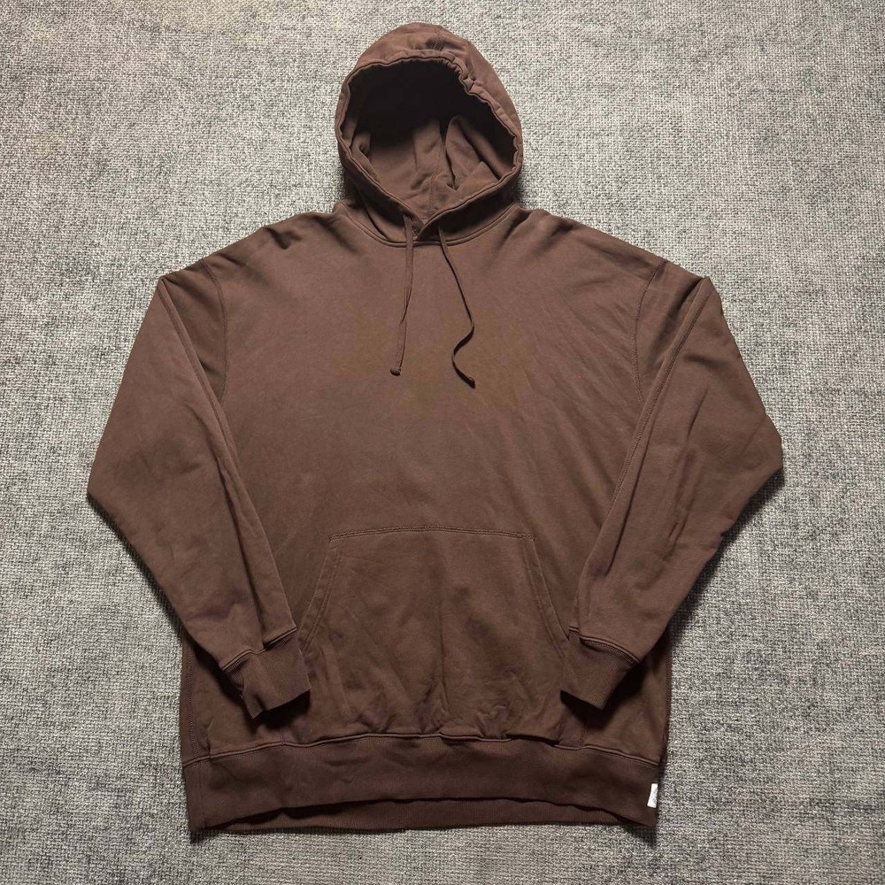 Reigning Champ Hoodie Mens XL Brown Midweight Terry Pullover Canada